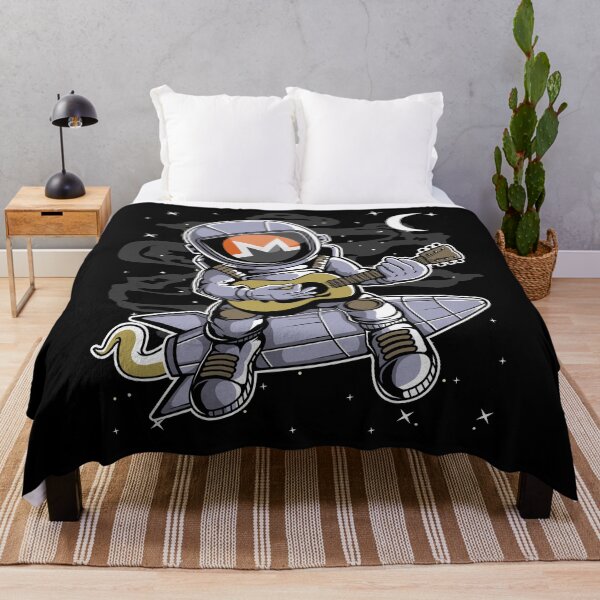 Item preview, Astronaut Guitar Monero XMR Coin To The Moon Crypto Token Cryptocurrency Blockchain Wallet HODL designed and sold by AdamRoberts90.