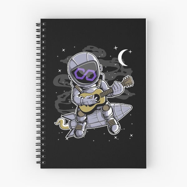 Item preview, Astronaut Guitar Polygon Matic Coin To The Moon Crypto Token Cryptocurrency Blockchain Wallet HODL designed and sold by AdamRoberts90.