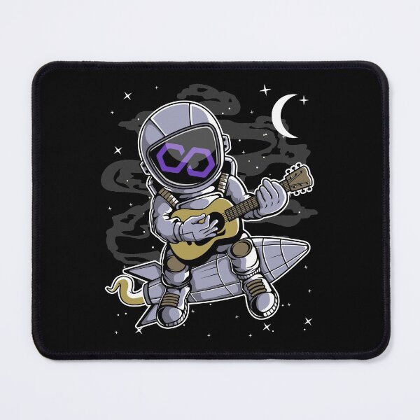 Item preview, Astronaut Guitar Polygon Matic Coin To The Moon Crypto Token Cryptocurrency Blockchain Wallet HODL designed and sold by AdamRoberts90.