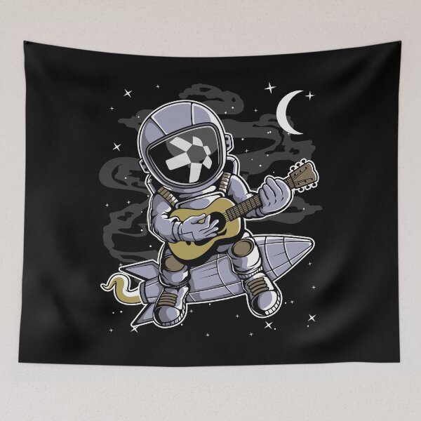 Item preview, Astronaut Guitar Quant QNT Coin To The Moon Crypto Token Cryptocurrency Blockchain Wallet HODL designed and sold by AdamRoberts90.