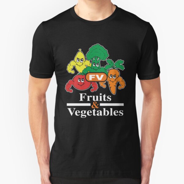 Fruits and Vegetables T-Shirts Renato Laranja Slim Fit T-Shirt