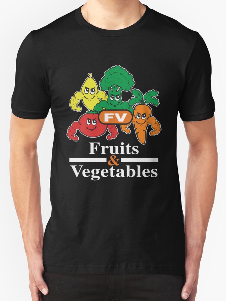 fruits and vegetables shirt