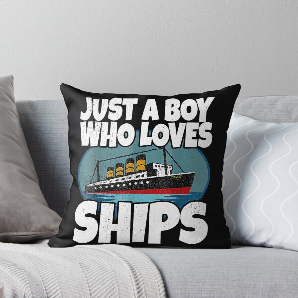Item preview, Just A Boy Who Loves Ships designed and sold by spherevilla.