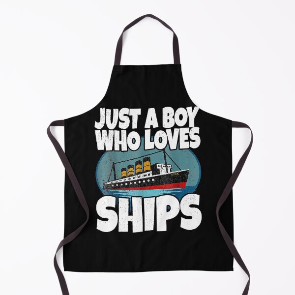 Item preview, Just A Boy Who Loves Ships designed and sold by spherevilla.