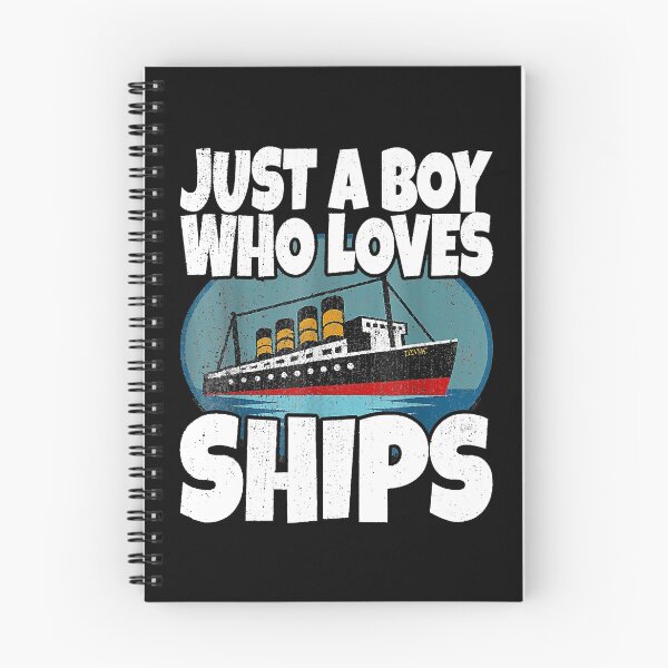 Item preview, Just A Boy Who Loves Ships designed and sold by spherevilla.