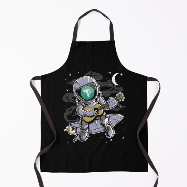 Item preview, Astronaut Guitar Tether USDT Coin To The Moon Crypto Token Cryptocurrency Blockchain Wallet HODL designed and sold by AdamRoberts90.