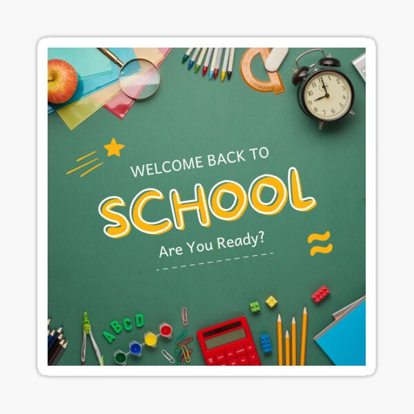 WELCOME BACK STUDENTS Sticker