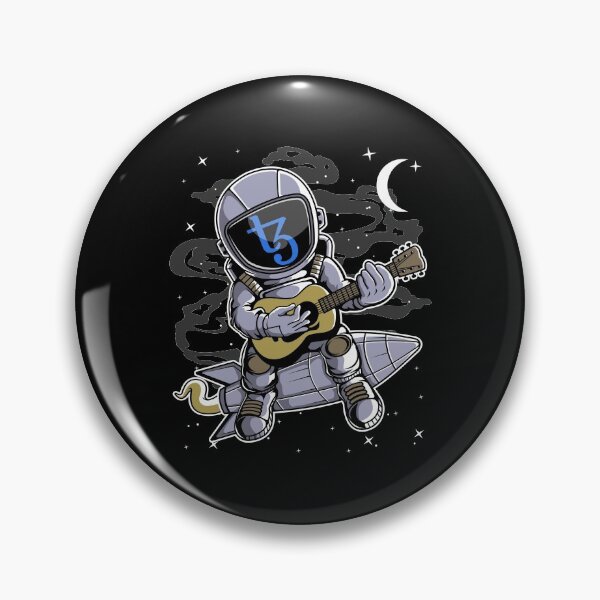 Item preview, Astronaut Guitar Tezos XTZ Coin To The Moon Crypto Token Cryptocurrency Blockchain Wallet HODL designed and sold by AdamRoberts90.