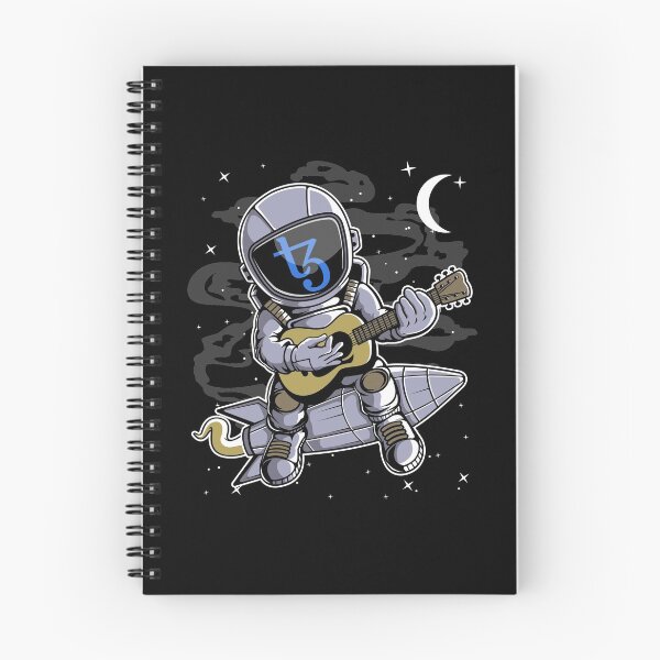 Item preview, Astronaut Guitar Tezos XTZ Coin To The Moon Crypto Token Cryptocurrency Blockchain Wallet HODL designed and sold by AdamRoberts90.
