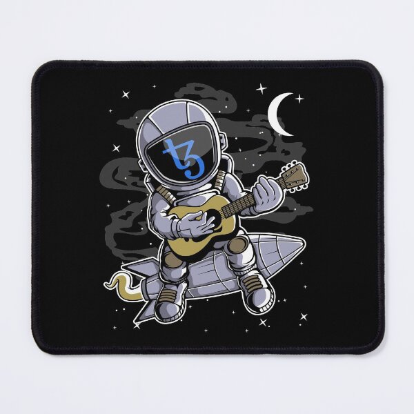 Item preview, Astronaut Guitar Tezos XTZ Coin To The Moon Crypto Token Cryptocurrency Blockchain Wallet HODL designed and sold by AdamRoberts90.