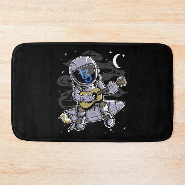 Item preview, Astronaut Guitar Tezos XTZ Coin To The Moon Crypto Token Cryptocurrency Blockchain Wallet HODL designed and sold by AdamRoberts90.