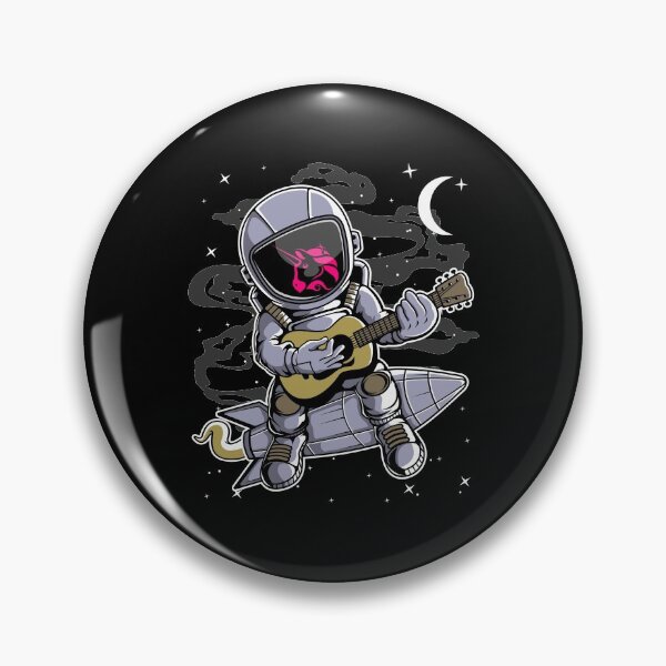 Item preview, Astronaut Guitar Uniswap UNI Coin To The Moon Crypto Token Cryptocurrency Blockchain Wallet HODL designed and sold by AdamRoberts90.