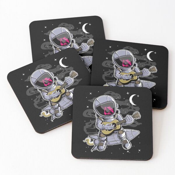 Item preview, Astronaut Guitar Uniswap UNI Coin To The Moon Crypto Token Cryptocurrency Blockchain Wallet HODL designed and sold by AdamRoberts90.