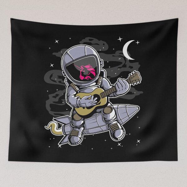 Item preview, Astronaut Guitar Uniswap UNI Coin To The Moon Crypto Token Cryptocurrency Blockchain Wallet HODL designed and sold by AdamRoberts90.