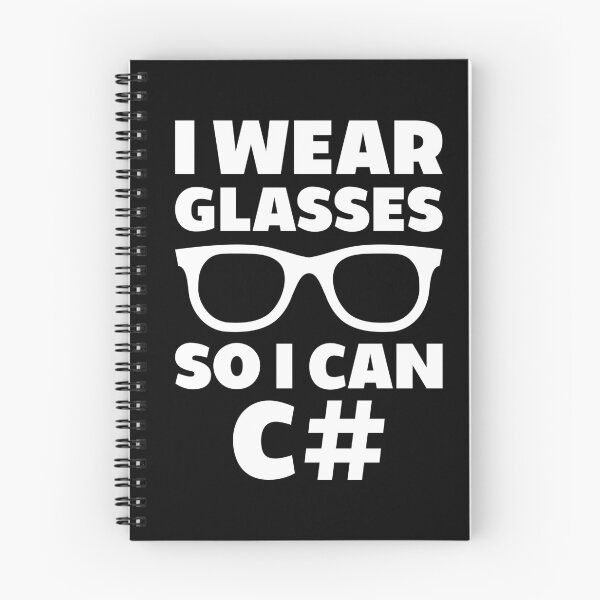Item preview, I Wear Glasses So I Can C# designed and sold by TashaVector.