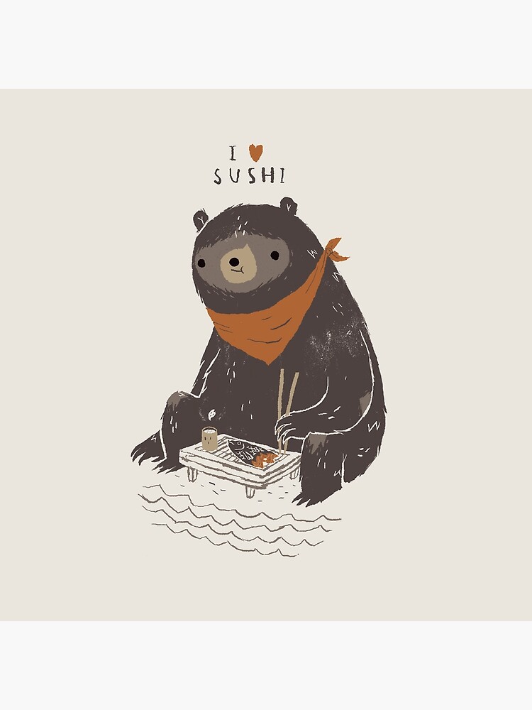 sushi bear by louros