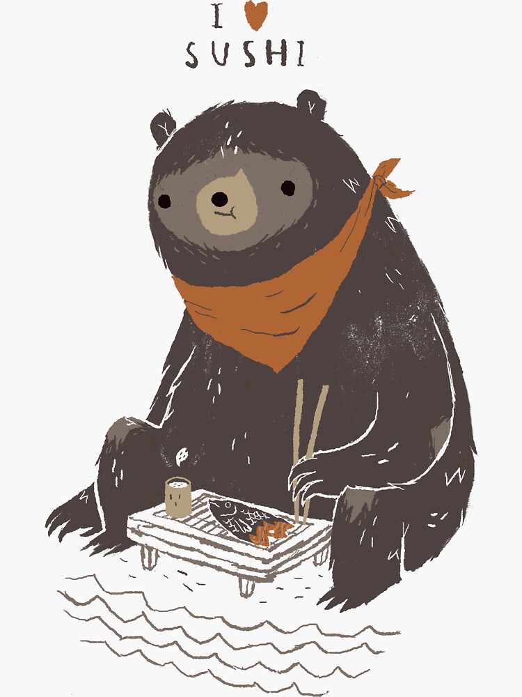 sushi teddy bear