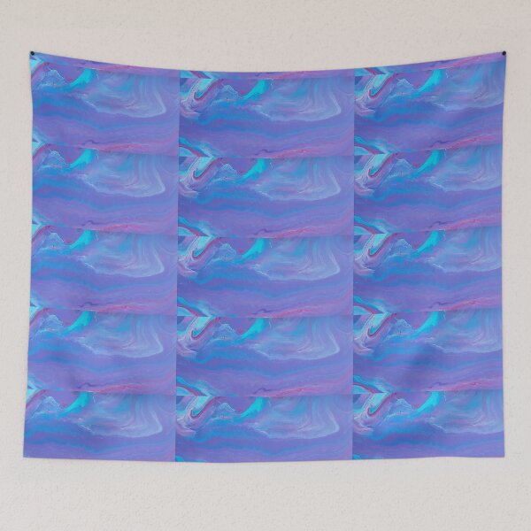 Item preview, Purple Blue Pink Abstract  designed and sold by HighOrb.