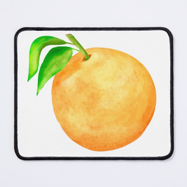 Item preview, Orange with green leaves designed and sold by Amalus-files.