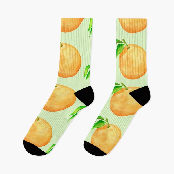 Item preview, Orange with green leaves designed and sold by Amalus-files.