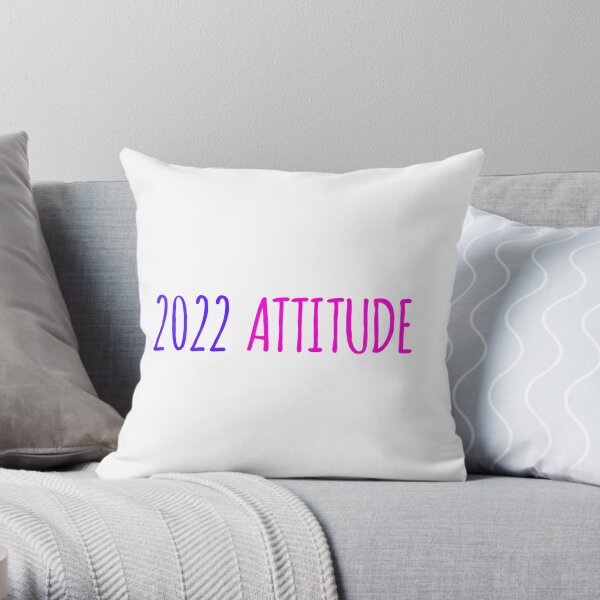 2022 ATTITUDE Throw Pillow