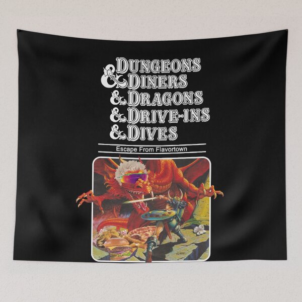 Item preview, Dungeons & Diners & Dragons & Drive-Ins & Dives Escape from Flavortown designed and sold by ChrisSwain43.