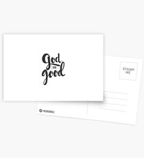 God is Good Postcards