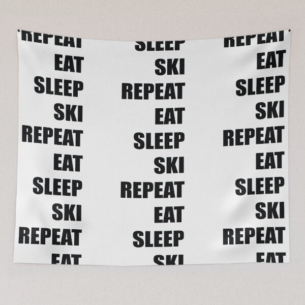 Item preview, Eat Sleep Ski Repeat designed and sold by shotofash.