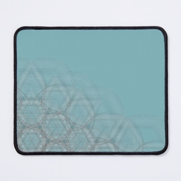 Item preview, Teal Hexagons Geometric Pattern - Digital Art designed and sold by Jillianamatt.