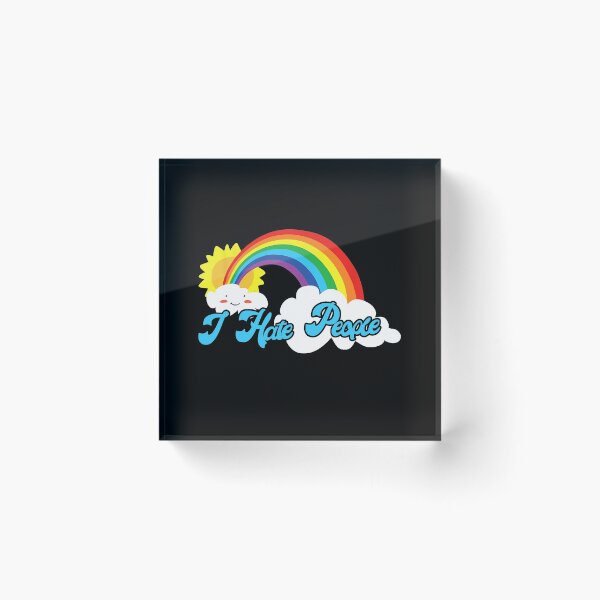 Item preview, I Hate People - Cute Cloud designed and sold by anthonymark14.