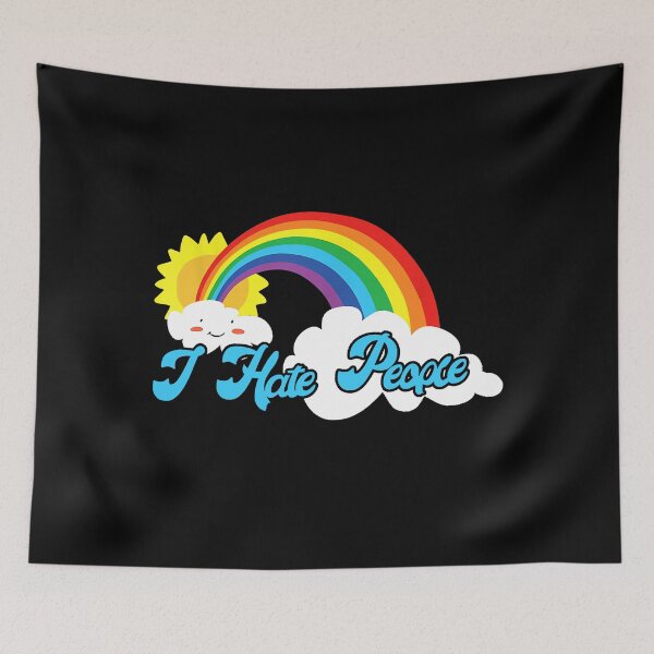 Item preview, I Hate People - Cute Cloud designed and sold by anthonymark14.
