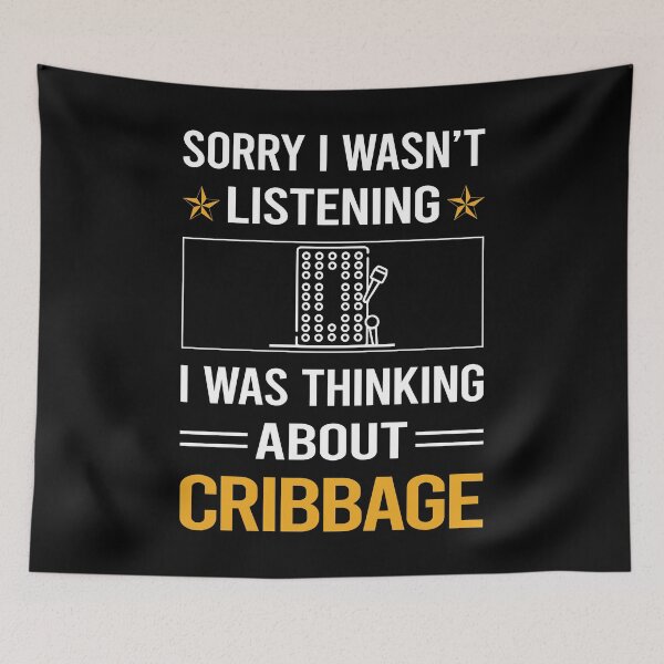 Item preview, Funny Listening Cribbage Crib designed and sold by fatherbarliman.