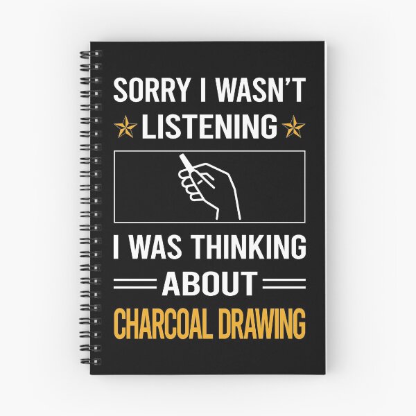 Item preview, Funny Listening Charcoal Drawing designed and sold by fatherbarliman.