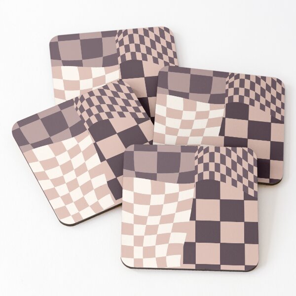 Item preview, Checkerboard Pattern, Pink, Wavy  designed and sold by brookemiller801.