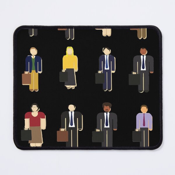 Item preview, The Office Characters Classic T-Shirt.png designed and sold by ErnestWigington.