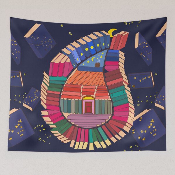 Item preview, Celestial Library Lover's Dream designed and sold by KizzyW.
