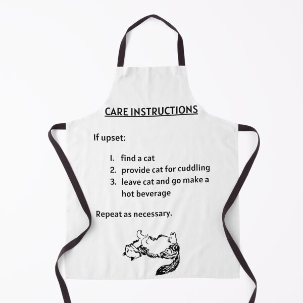 Item preview, Care instructions for cat lovers designed and sold by RPGHaven.