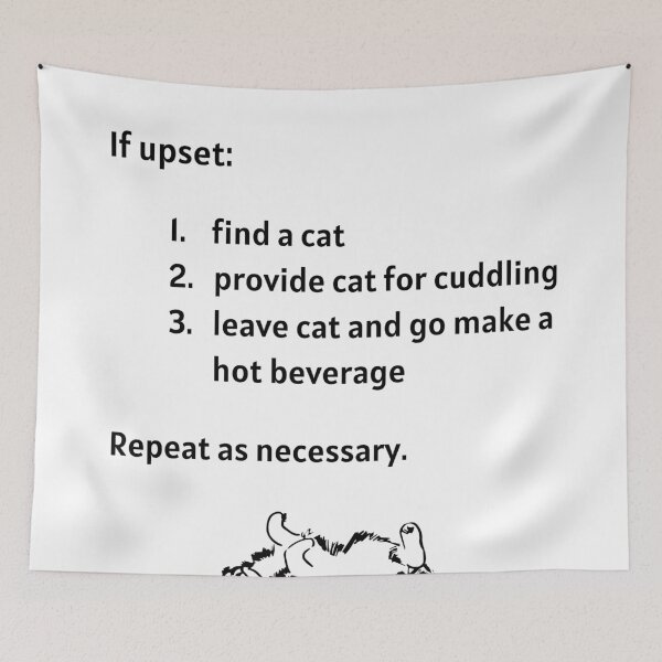 Item preview, Care instructions for cat lovers designed and sold by RPGHaven.