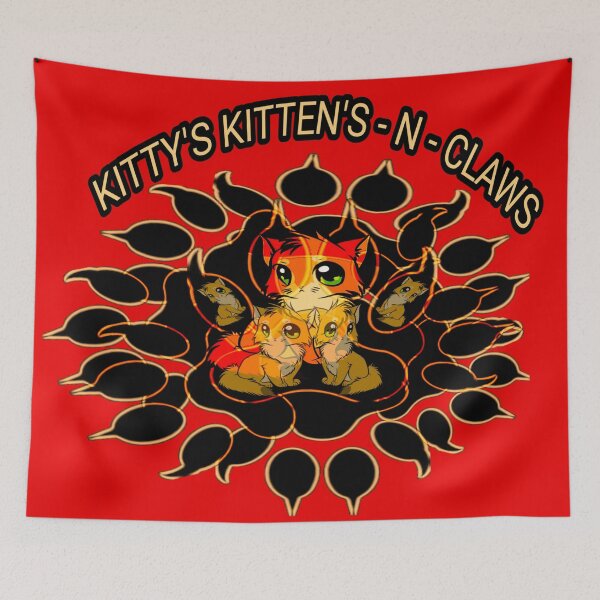 Item preview, KITTY'S KITTENS-N-CLAWS DESIGN - CUTE KITTY GRAPHIC designed and sold by RJ-LORD.