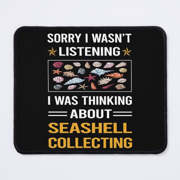 Item preview, Funny Listening Seashell Collecting Seashells Sea Shell Shells Shelling designed and sold by RandalDavis.
