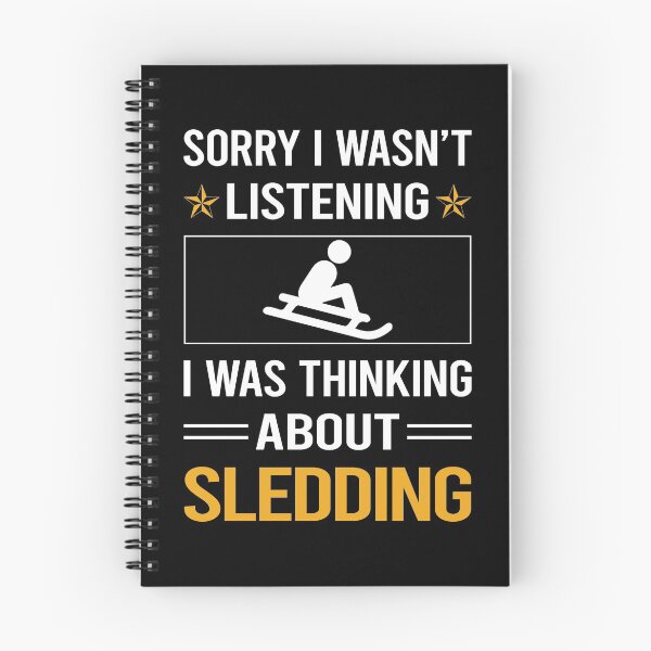 Item preview, Funny Listening Sledding Sledging Sleighing designed and sold by RandalDavis.