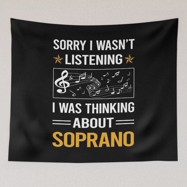 Item preview, Funny Listening Soprano designed and sold by RandalDavis.