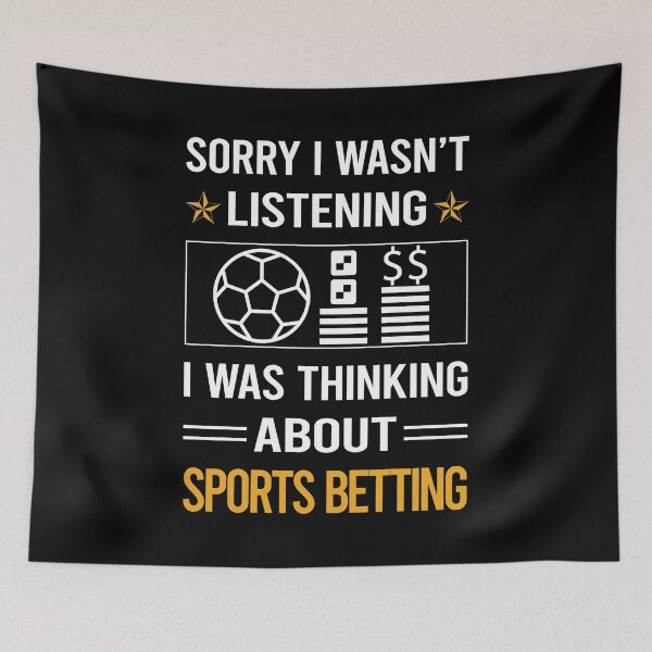 Item preview, Funny Listening Sports Betting designed and sold by RandalDavis.