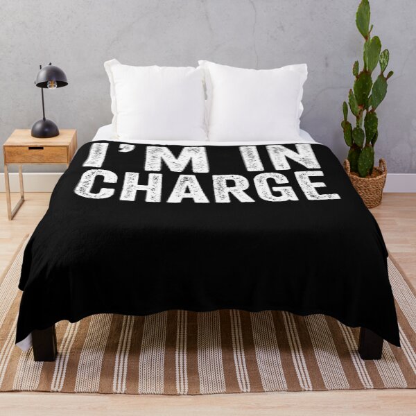 Item preview, I'm In Charge Funny Humor Sarcasm Mom Wife Boss Vintage T-Shirt designed and sold by scarletsaman.