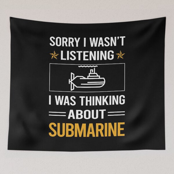 Item preview, Funny Listening Submarine designed and sold by RandalDavis.