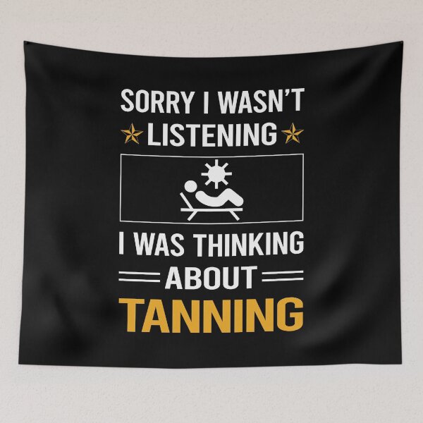 Item preview, Funny Listening Tanning designed and sold by RandalDavis.