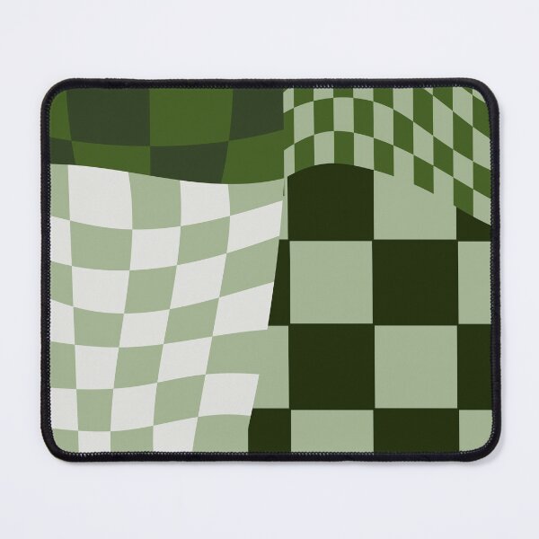 Item preview, Checkerboard Pattern, Green, Wavy designed and sold by brookemiller801.