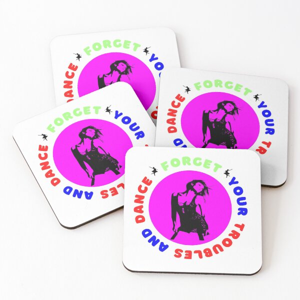 Item preview, Forget Your Troubles And Dance - Motivational Quotes designed and sold by Delandor.