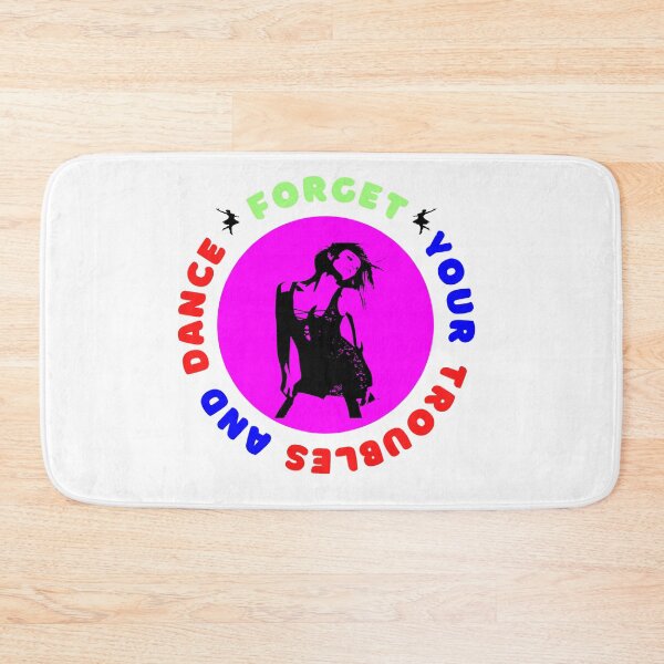 Item preview, Forget Your Troubles And Dance - Motivational Quotes designed and sold by Delandor.