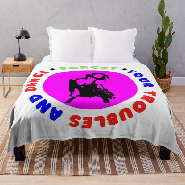 Item preview, Forget Your Troubles And Dance - Motivational Quotes designed and sold by Delandor.